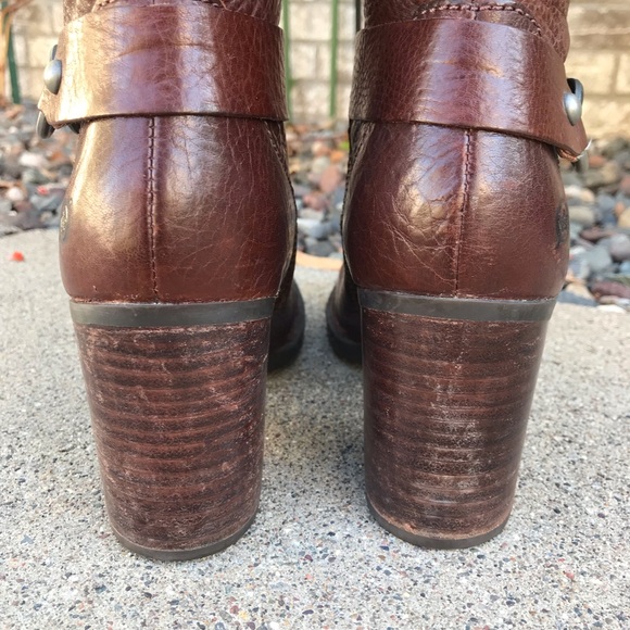 🐬 BORN Jacey Brown Leather Knee-High Boots - Picture 12 of 13